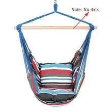 Load image into Gallery viewer, Outdoor Travel Hanging Chair Swing Chair Seat With 2 Pillows Garden Hiking Camping Hammock Bed Hanging Sleep Bag