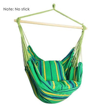 Load image into Gallery viewer, Outdoor Travel Hanging Chair Swing Chair Seat With 2 Pillows Garden Hiking Camping Hammock Bed Hanging Sleep Bag