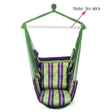 Load image into Gallery viewer, Outdoor Travel Hanging Chair Swing Chair Seat With 2 Pillows Garden Hiking Camping Hammock Bed Hanging Sleep Bag